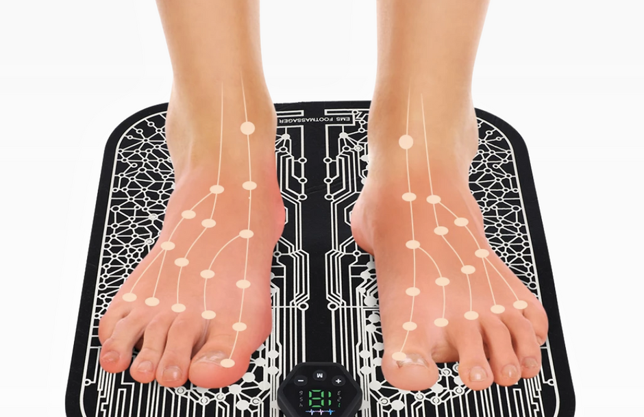 🦶⚡ Masajeador de Pies Electroestimulador – Alivio, Relajación y Circulación Activa en Minutos