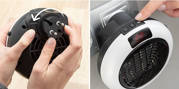 🔥 CALEFACCTOR TERMOCERÁMICO PORTÁTIL – Calor Rápido, Seguro y Eficiente