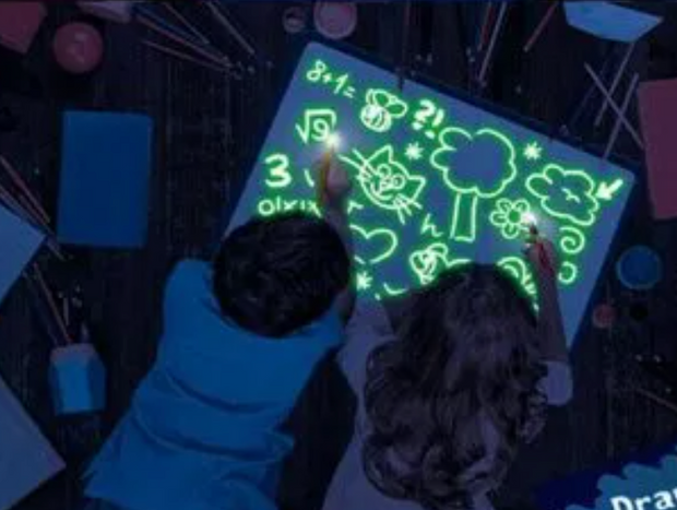 🌟 Tablet LED para Niños – Pizarra Digital Creativa y Segura