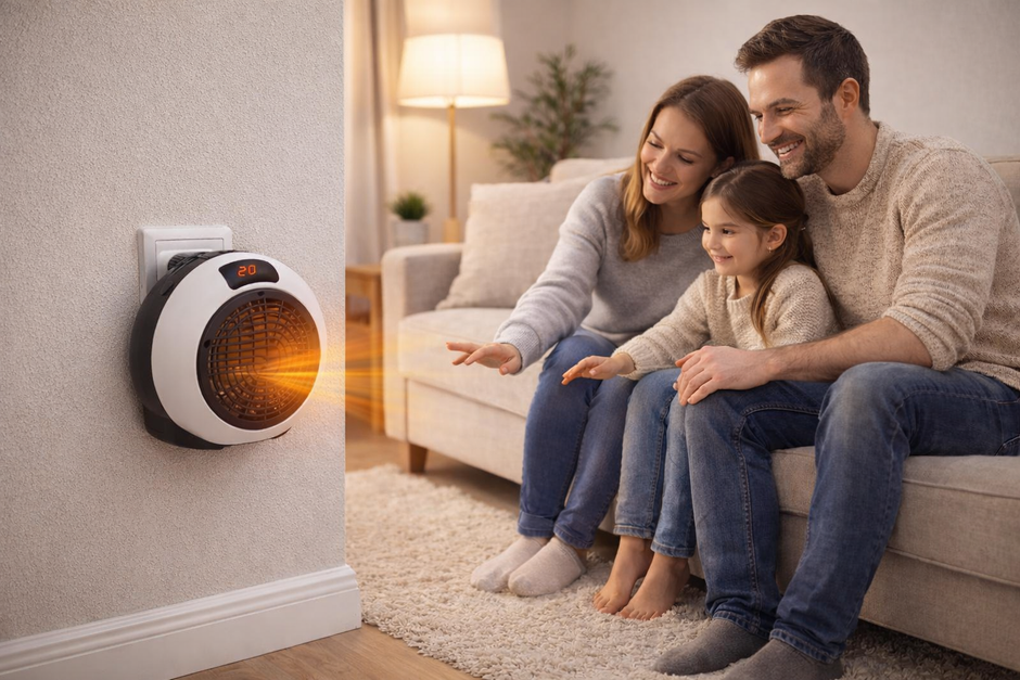 🔥 CALEFACCTOR TERMOCERÁMICO PORTÁTIL – Calor Rápido, Seguro y Eficiente