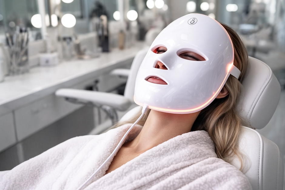 ✨ MASCARILLA FACIAL LED          – Terapia de Luz Profesional para Rejuvenecer y Cuidar Tu Piel en Casa