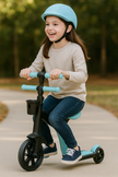 🛴✨ PATÍN SCOOTER 3 EN 1 – Triciclo y Patinete Evolutivo con Luces LED