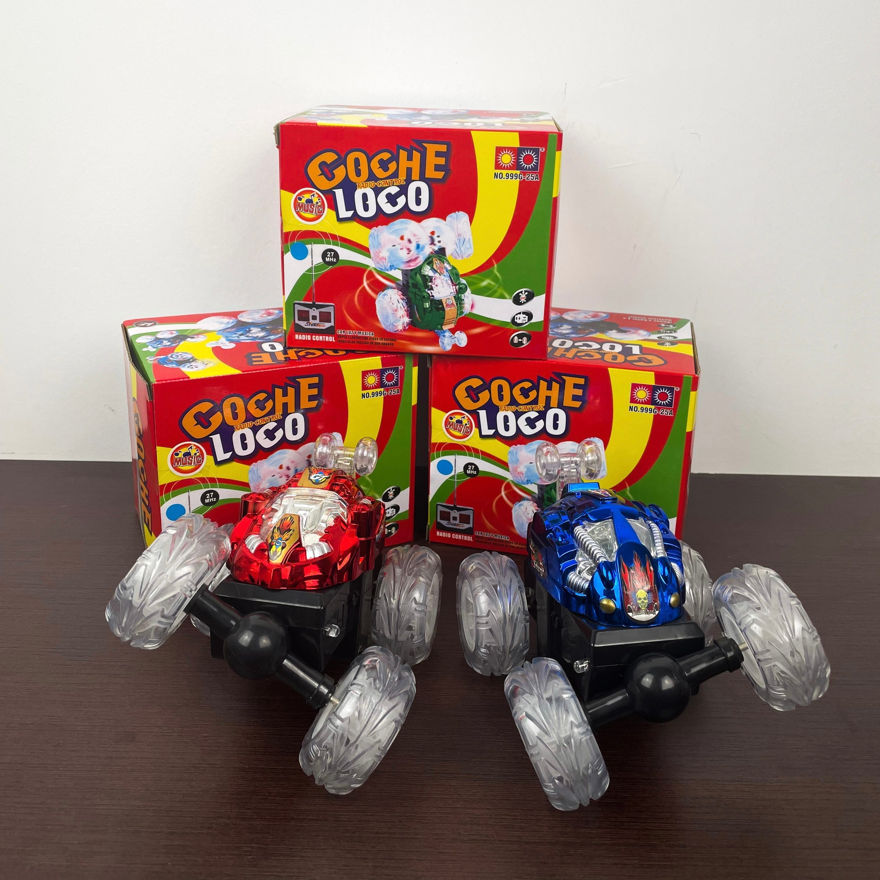 🚗💥 Coche Radiocontrol Antivuelco – Stunt Car 360° con Alta Resistencia