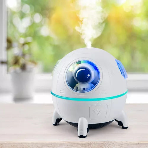 🚀💧 Humidificador Nave Astronauta USB – Aromatiza, Humidifica y Decora con Estilo Espacial