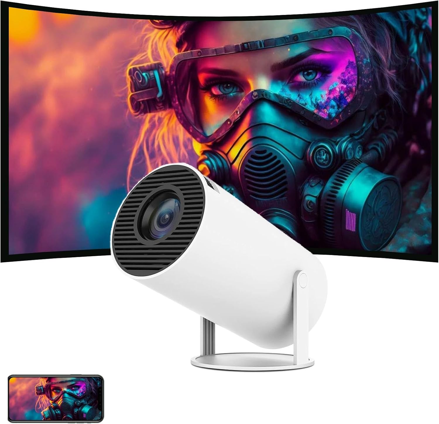 📽️ MINI PROYECTOR PORTÁTIL ANDROID FULL HD      – Tu Cine en Cualquier Lugar