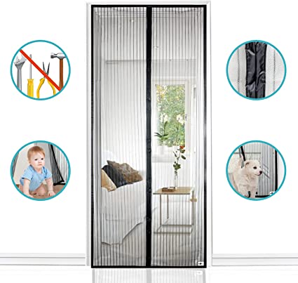 🚪🦟 Cortina Mosquitera para Puertas – Protección Contra Insectos con Cierre Magnético Automático